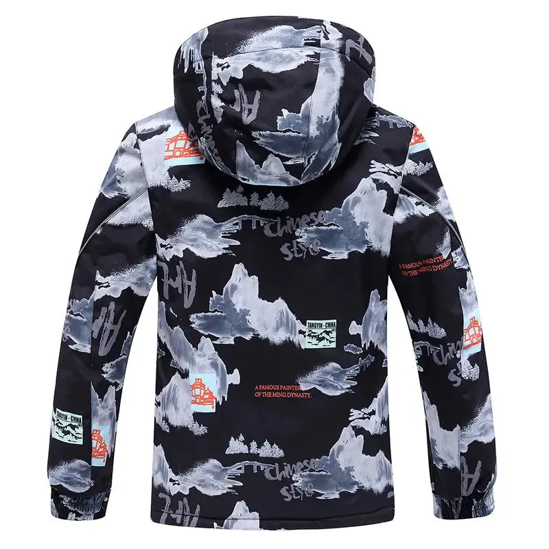 Hotian Children Hooded Insulated Snow Skiing Jacket